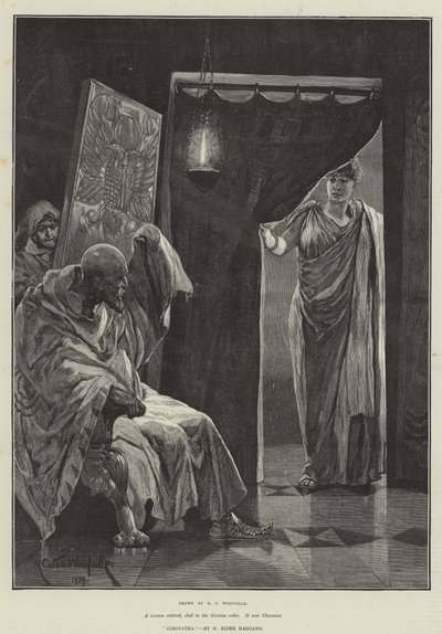 Kleopatra od H Ridera Haggarda od Richard Caton Woodville junior