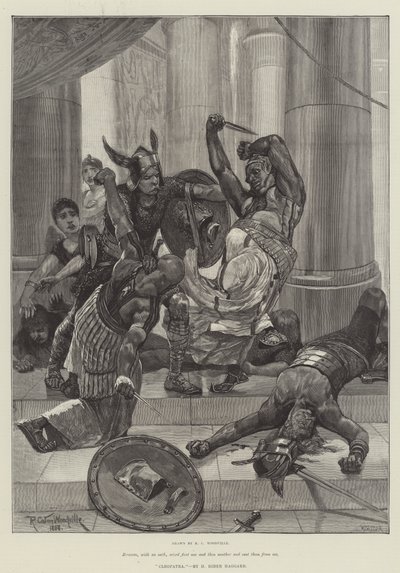 Kleopatra od H Ridera Haggarda od Richard Caton Woodville junior