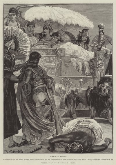 Kleopatra od H Ridera Haggarda od Richard Caton Woodville junior