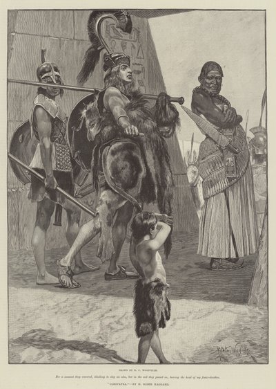 Kleopatra od H Ridera Haggarda od Richard Caton Woodville junior