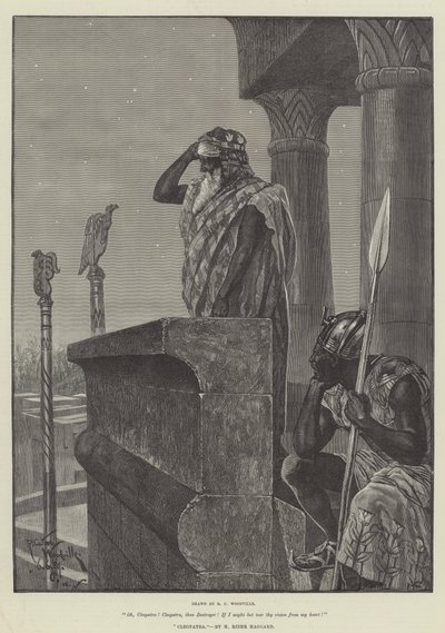Kleopatra od H Ridera Haggarda od Richard Caton Woodville junior