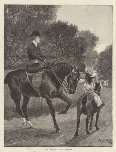Její ochránce od Richard Caton Woodville junior