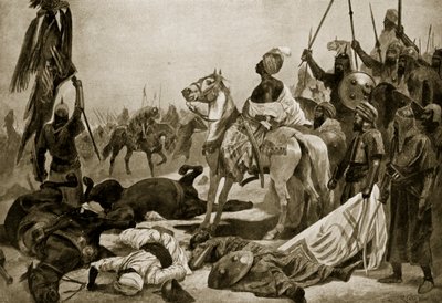 Hyder Ali v Conjeveramu, 1780, ilustrace z 