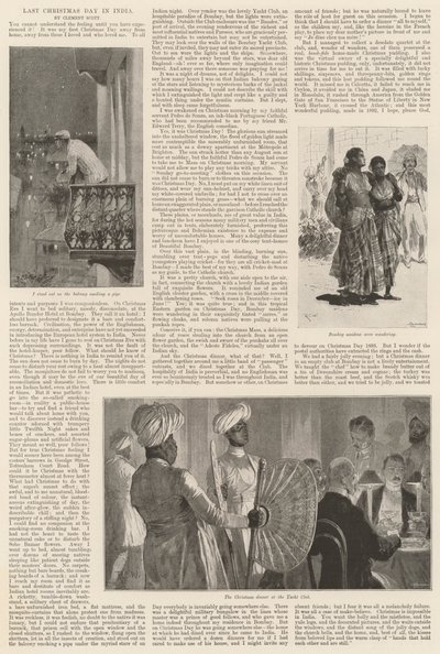 Poslední vánoční den v Indii od Richard Caton Woodville junior