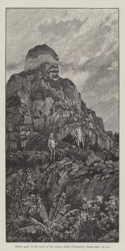 Nada the Lily, od H Rider Haggard od Richard Caton Woodville junior