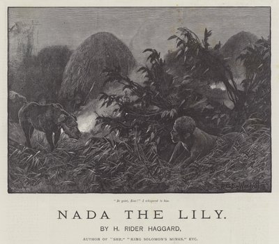 Nada the Lily, od H Rider Haggard od Richard Caton Woodville junior