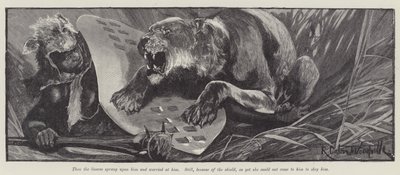 Nada the Lily, od H Rider Haggard od Richard Caton Woodville junior