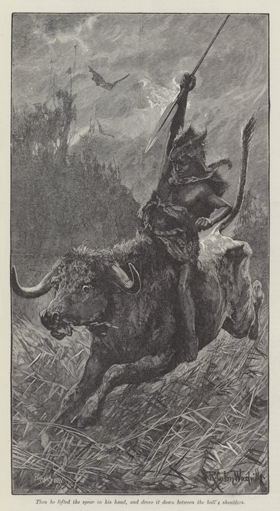 Nada the Lily, H Rider Haggard od Richard Caton Woodville junior