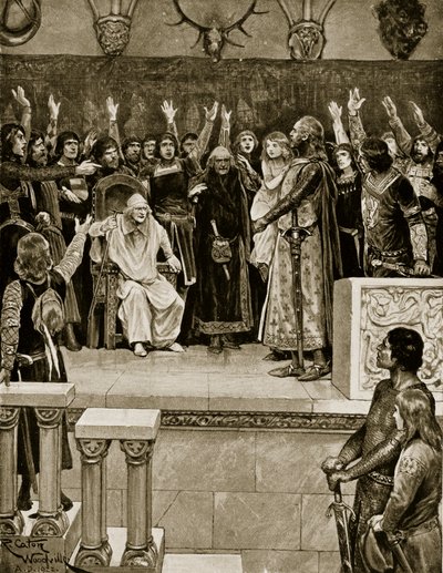Volba vévodkyně, ilustrace z knihy "Hutchinson