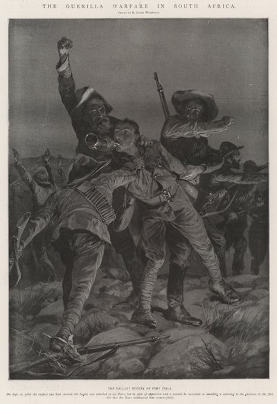 Guerilla Warfare v Jižní Africe od Richard Caton Woodville junior