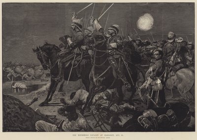Domácí kavalérie v Kassassinu, 28. srpna od Richard Caton Woodville junior