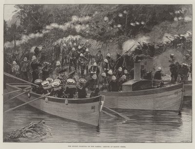Nedávné boje v Gambii, přepadení u Madini Creek od Richard Caton Woodville junior