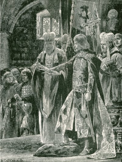 Investitura Viléma II s prstenem, neděle 26. září 1087 od Richard Caton Woodville junior