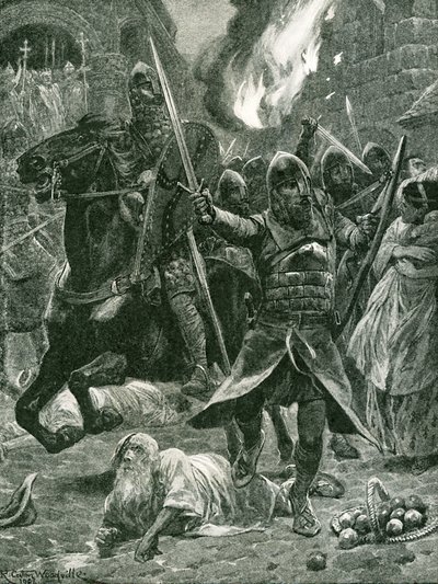 Výsledek uznání Viléma I., Štědrý den, 1066 od Richard Caton Woodville junior