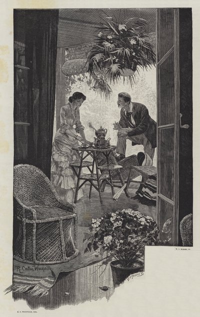 Byli manželé, Walter Besant a James Rice od Richard Caton Woodville junior
