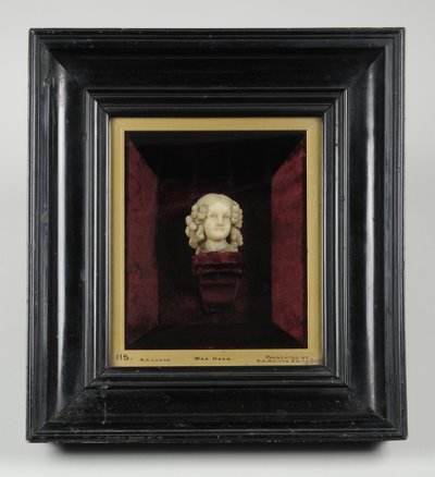 Busta dívky, cca 1850 (vosk) od Richard Cockle Lucas