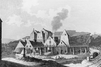 Blaenavon Ironworks (rytina) od Richard Colt (after) Hoare