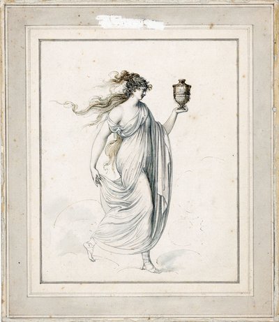 Portrét lady Emmy Hamiltonové od Richard Cosway