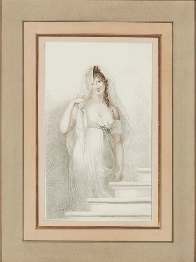 Portrét Madame Recamier 1777-1849. od Richard Cosway