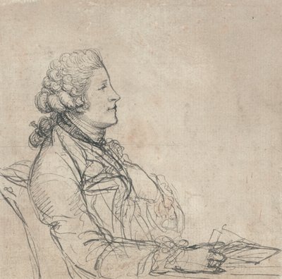 Profilová studie mladého muže od Richard Cosway