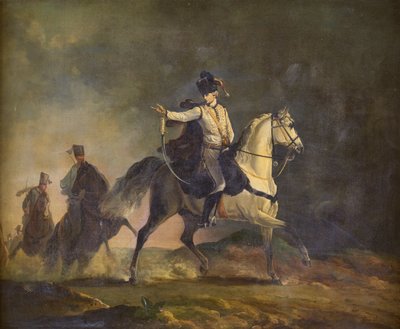 Hrabě z Ancramu nasazený na nabíječku, kolem roku 1773 (olej na plátně) od Richard Cosway