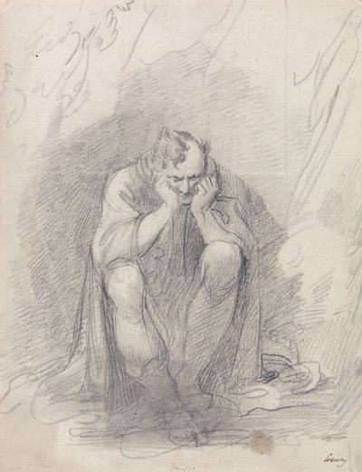 Timon z Atén před jeho jeskyní od Richard Cosway