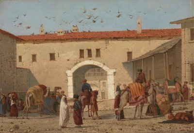 Karavanserai v Mylase v Malé Asii od Richard Dadd