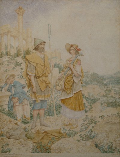 Italští rustikální hudebníci od Richard Dadd