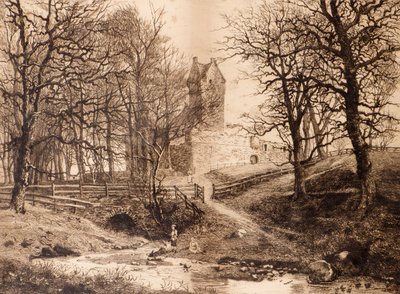 Mains Castle (lept) od Richard Davidson Winter