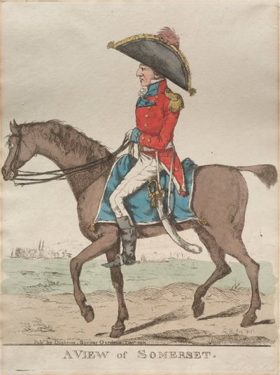 Pohled na Somerset od Richard Dighton