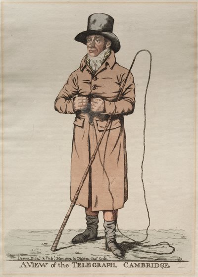 Pohled na telegraf, Cambridge od Richard Dighton