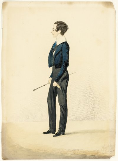 Chlapec v obojku Eton od Richard Dighton