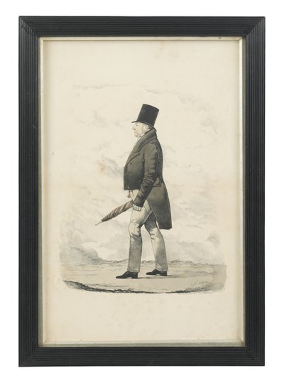 Henry Lygon, 4th Earl Beauchamp (s tužkou na papíře) od Richard Dighton