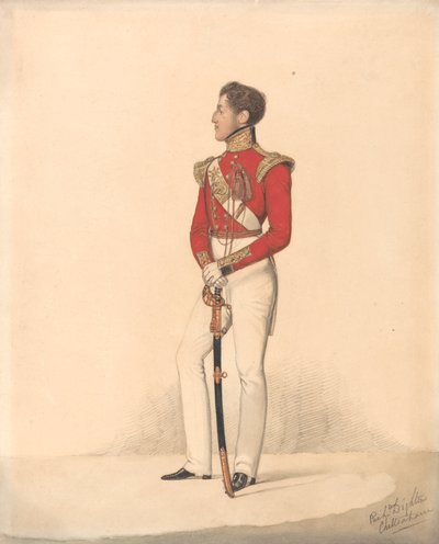 Lord Henry Charles Capel Somerset, 5. lehká pěchota - Cheltenham od Richard Dighton