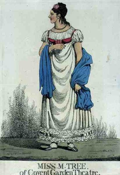 Miss M. Tree of Covent Garden Theatre, hospoda. od Thomase McLeana od Richard Dighton