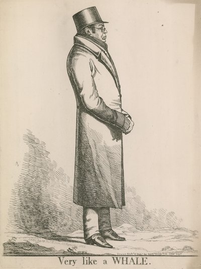 Pan Hibers; Velmi podobný velrybě od Richard Dighton
