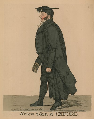 pan Smith; Pohled na Oxford od Richard Dighton