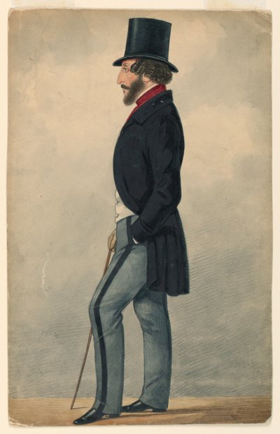 Portrét lorda Beauclerka od Richard Dighton