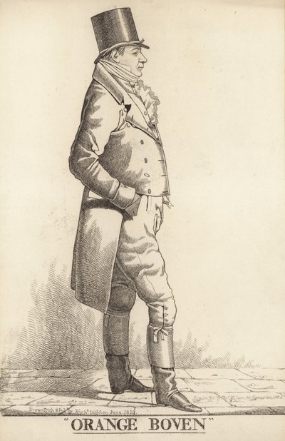 Sir John Hall; Oranžový top od Richard Dighton