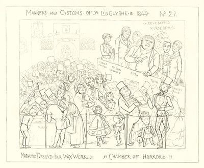 1849, Madame Tussauds Waxworks, The Chamber of Horrors od Richard Doyle