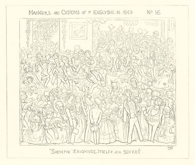 1849, Společnost se baví na večírku od Richard Doyle