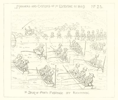 1849, sport lovu pramiček u Richmondu od Richard Doyle