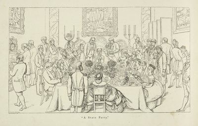 Smluvní stát. Velká společenská událost ve velkolepém prostředí. od Richard Doyle