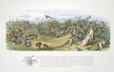 Princ nabízející dárky od Richard Doyle