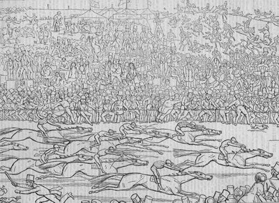 Manners and Customs of ye Englyshe Nová řada č. 8: Ye Derbye Daye 1849 od Richard Doyle