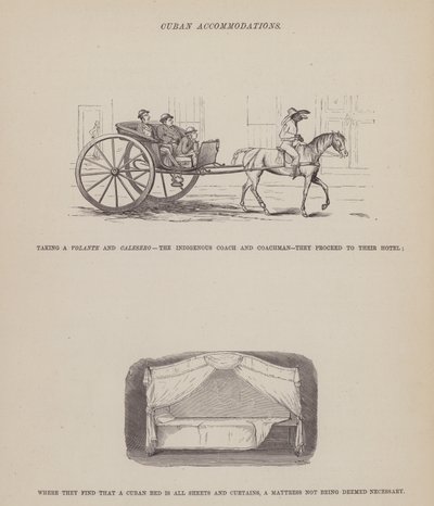 Stránka z The American Tour of pánů Brown, Jones a Robinson (rytina) od Richard Doyle