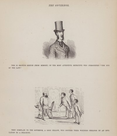 Stránka z The American Tour of pánů Brown, Jones a Robinson (rytina) od Richard Doyle