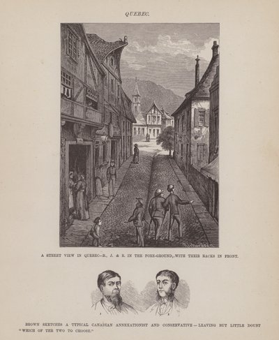 Stránka z The American Tour of pánů Brown, Jones a Robinson (rytina) od Richard Doyle