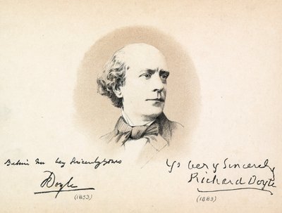 Portrét Richarda Doyla od Richard Doyle