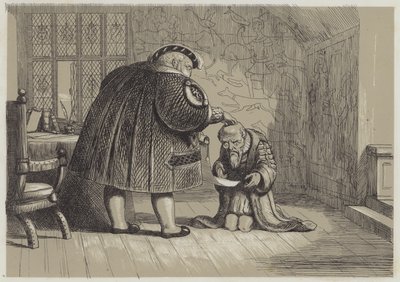 Zvyšování zásob za vlády Jindřicha VIII (akvatinta) od Richard Doyle